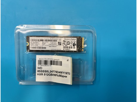 WD 8SSSS0L24775D4MY19T0HXR 512GB M.2 Nvme