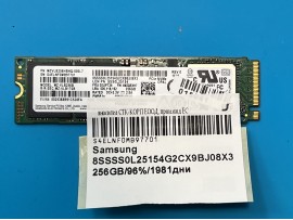 Samsung 8SSSS0L25154G2CX9BJ08X3 256GB M.2 Nvme
