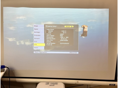 Epson EB-685Wi 1442часа клас А