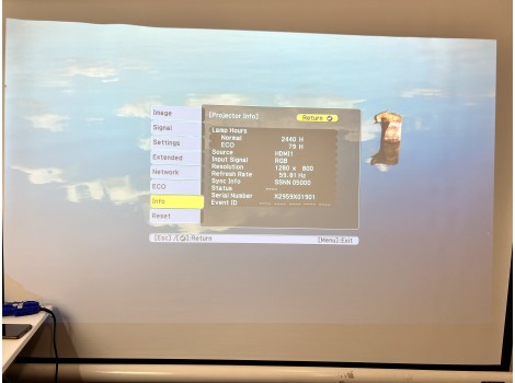 Epson EB-685Wi 2440часа клас А