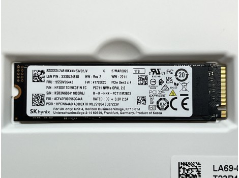Hynix 8SSSS0L24818K4KN23V02JV 1TB M.2 Nvme