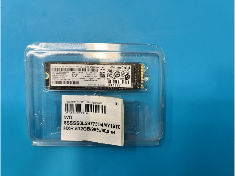WD 8SSSS0L24775D4MY19T0HXR 512GB M.2 Nvme
