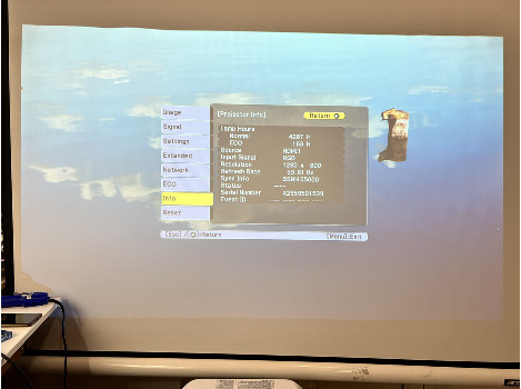 Epson EB-685Wi 4287часа клас А