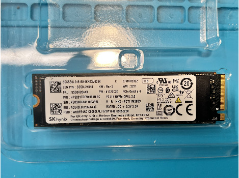 Hynix 8SSSS0L24818K4KN23V02JX 1TB M.2 Nvme