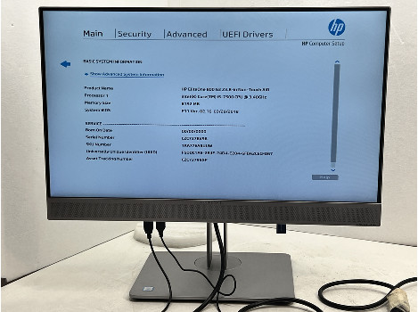 HP EliteOne 800 G3 All-in-One 23" 1920x1080 FHD i5-7500 8GB 260GB HD 630