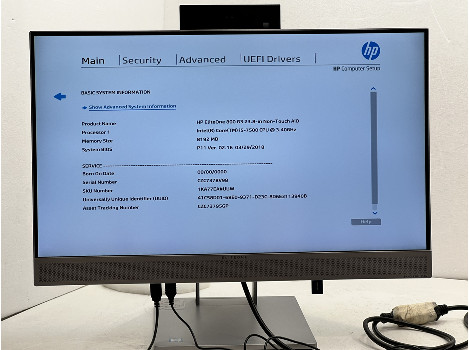 HP EliteOne 800 G3 All-in-One 23" 1920x1080 FHD i5-7500 8GB 260GB HD 630