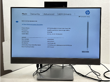 HP EliteOne 800 G3 All-in-One 23" 1920x1080 FHD i5-7500 8GB 260GB HD 630
