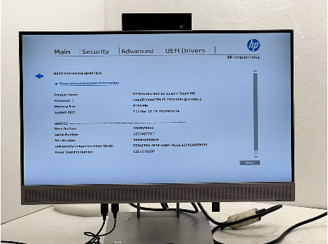 HP EliteOne 800 G3 All-in-One 23" 1920x1080 FHD i5-7500 8GB 260GB HD 630